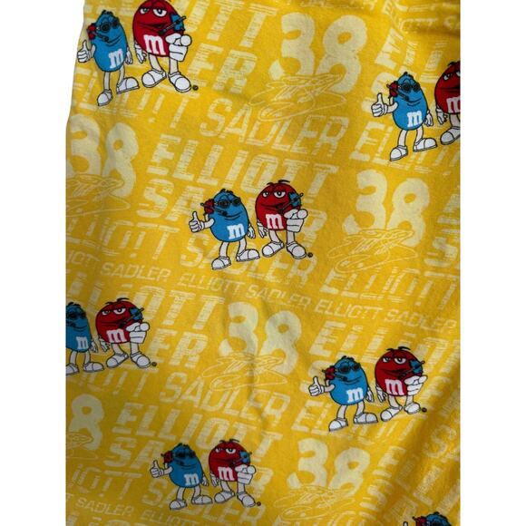 Vintage M&M Nascar Winner’s Circle Pajama Pants Size Small - Picture 4 of 6